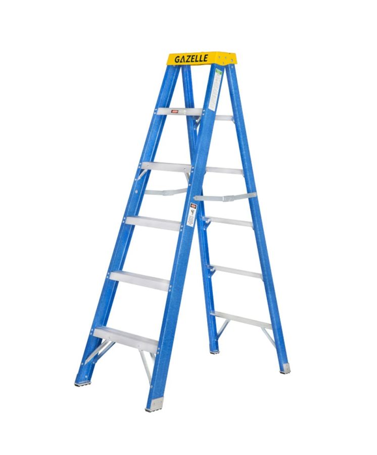 Gazelle Step Ladder, G3006, Fiberglass, 3 Mtrs Height, 136 Kg