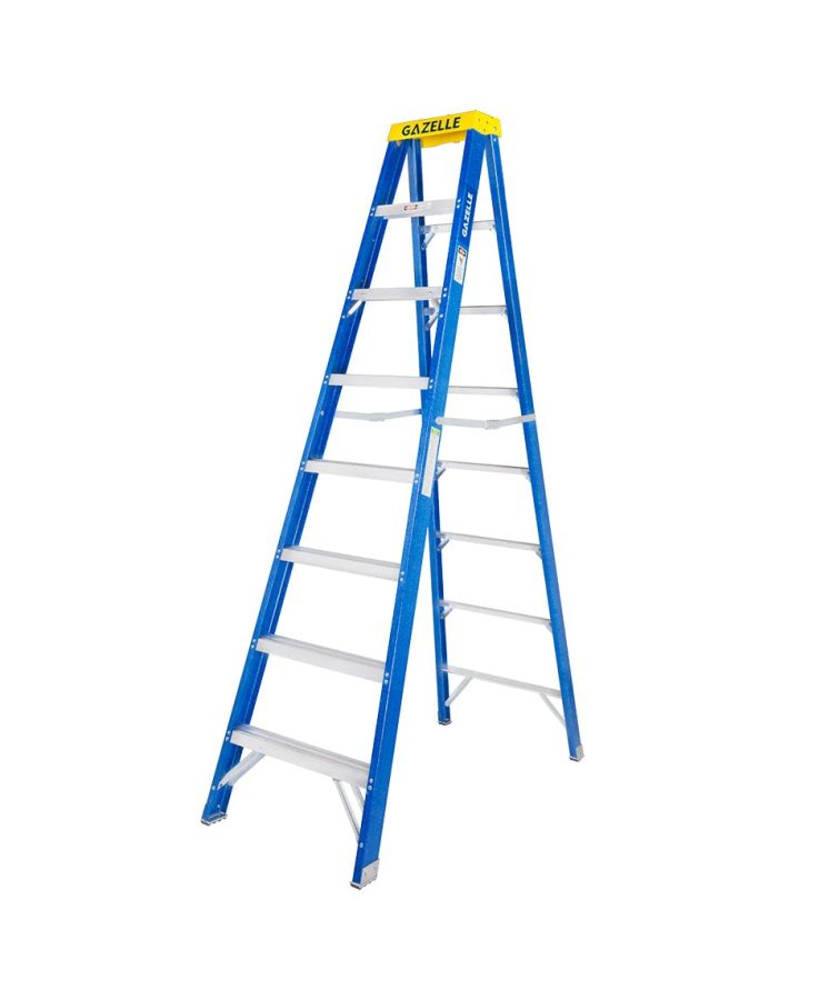 Gazelle Step Ladder, G3008, Fiberglass, 3.6 Mtrs Height, 136 Kg