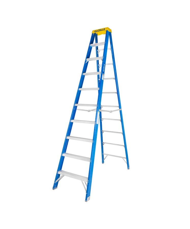 Gazelle Step Ladder, G3010, Fiberglass, 4.2 Mtrs Height, 136 Kg