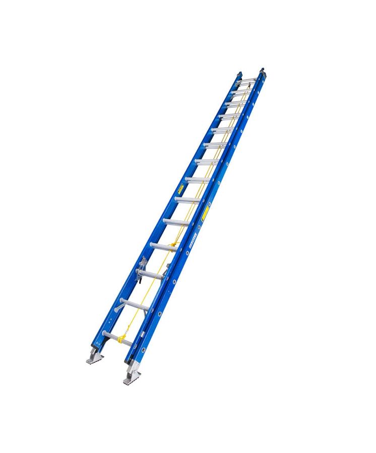 Gazelle Extension Ladder, G3528, Fiberglass, 14+14 Steps, 136 Kg
