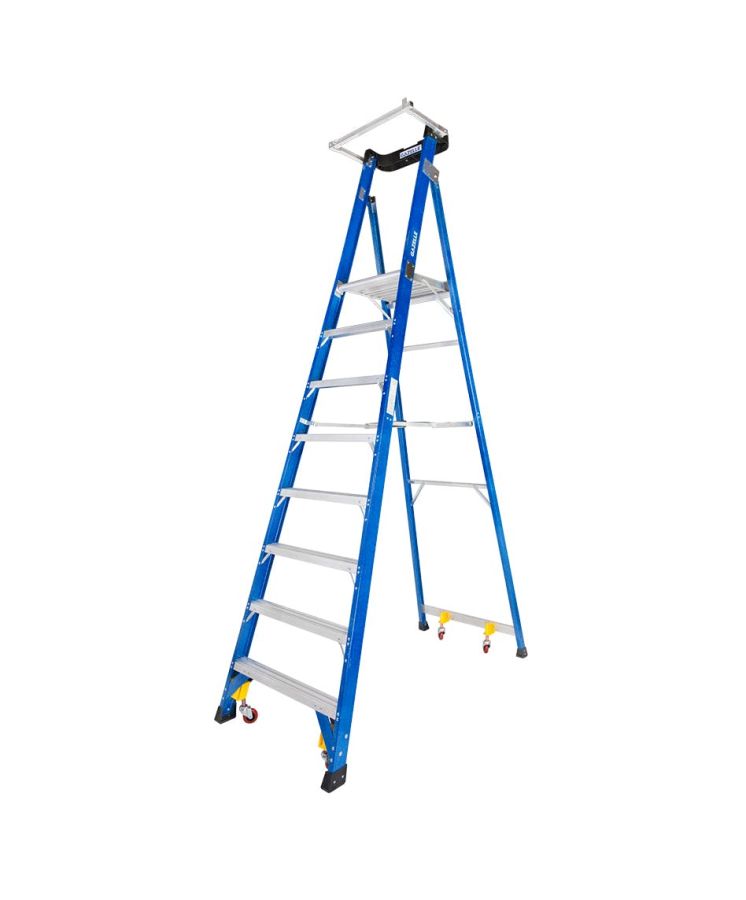 Gazelle Proguard Platform Step Ladder, G3908, 2.3 Mtrs, 150 Kg Weight Capacity