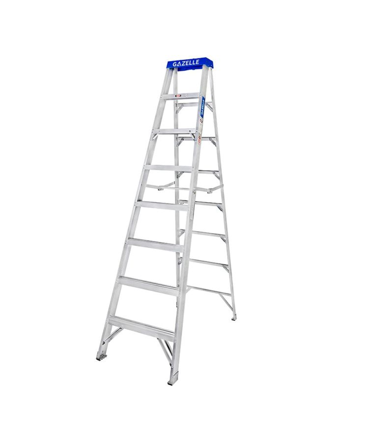 Gazelle Step Ladder, G5008, Aluminium, 3.6 Mtrs Height, 113.3 Kg