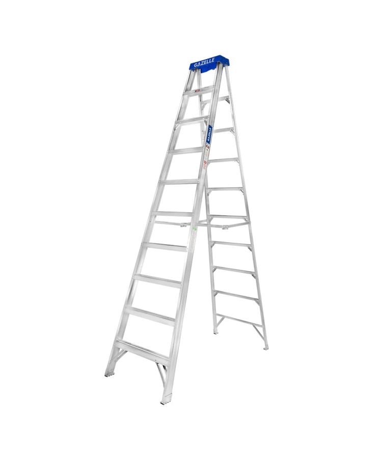 Gazelle Step Ladder, G5010, Aluminium, 4.3 Mtrs Height, 113.3 Kg