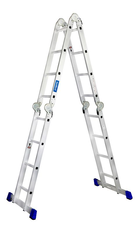 Gazelle Multi-Purpose Ladder, G5611, Aluminium, 4+4+4 Steps, 136 Kg