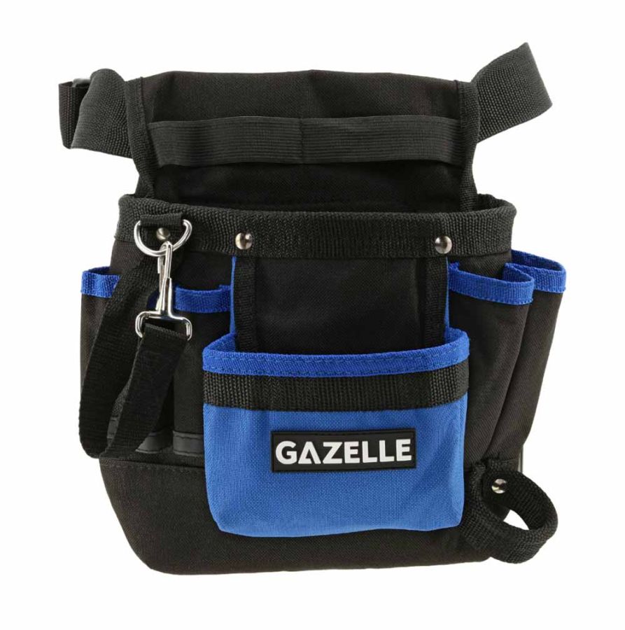 Gazelle Trolley Bag, G8201, 9.5 x 11 Inch, 600D Polyester, 7 Pockets