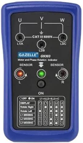 Gazelle Phase Sequence and Motor Rotation Indicator, G9303, 600V