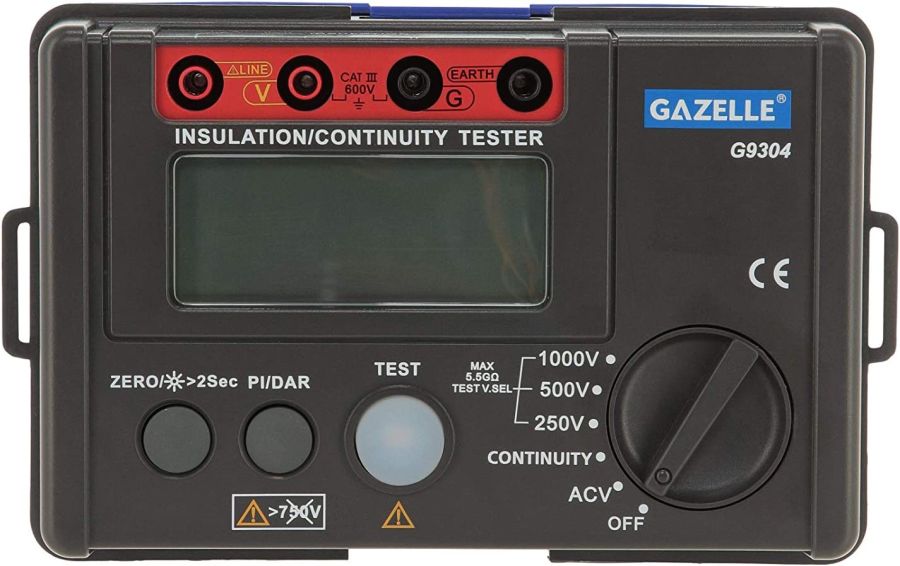 Gazelle Insulation Tester, G9304, 1000V