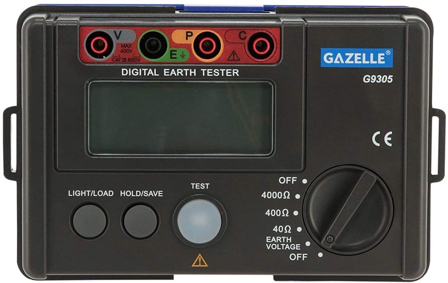 Gazelle Earth Resistance Tester, G9305, 4000 OHM, 400V