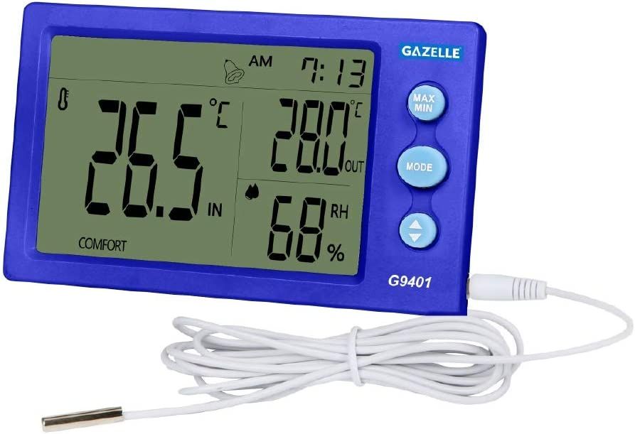 Gazelle Temperature Humidity Meter, G9401, -10 to 50 Deg.C
