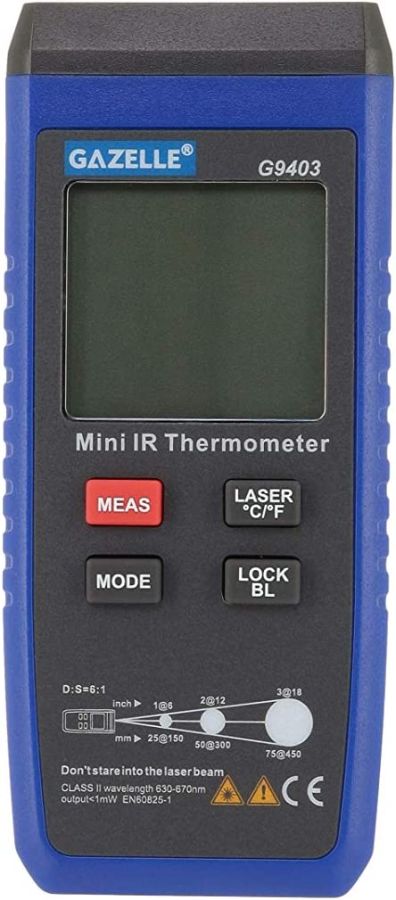 Gazelle Mini Infrared Thermometer, G9403, -35 to 300 Deg.C