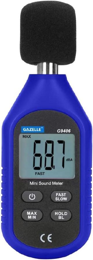 Gazelle Mini Sound Level Meter, G9406, 30 to 130dB