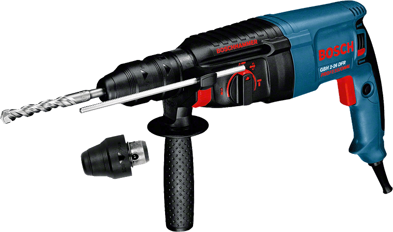 Bosch Rotary Hammer with SDS-plus, GBH-2-26-DFR, 800W