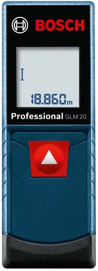 Bosch Laser Distance Meter, 0601072EG0, GLM 20 Professional, 20 Mtrs, Blue