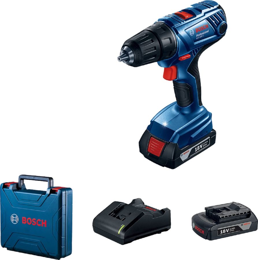 Bosch Cordless Drill, GSR-180-LI, 18V, 1900 RPM, 13MM