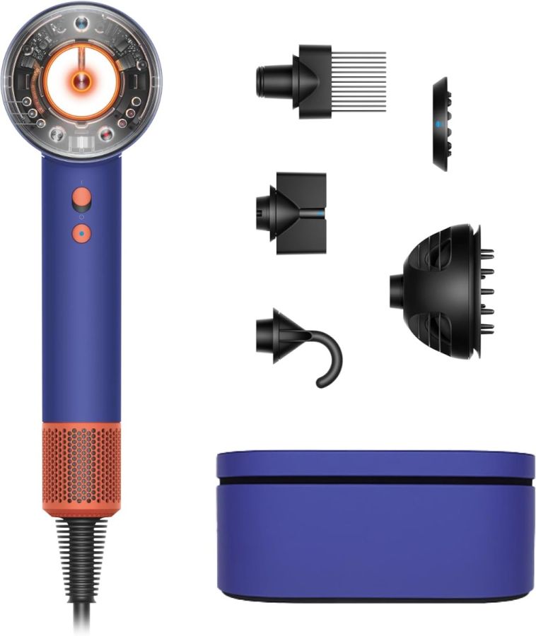 Dyson Supersonic r Vinca Blue & Topaz HD16 Hair Dryer, Original with 2 Years Dyson Warranty, Authenticity Traceable on my dyson App