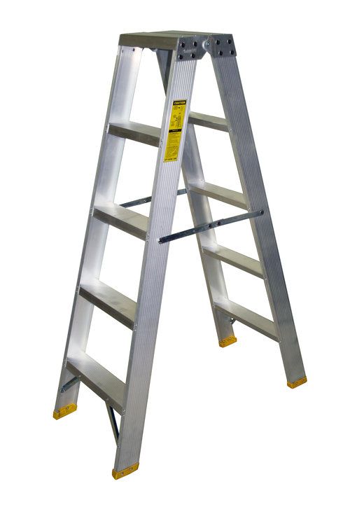 Penguin Heavy Duty Double Sided Step Ladder, HDDSAT, 17 Steps, 4.9 Mtrs, 175 Kg Weight Capacity