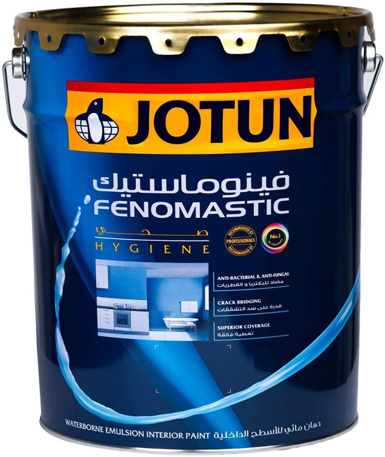 Jotun Fenomastic Pure Colors Waterborne Emulsion Interior Paint, RAL 9010, Pure White, 1 Ltr