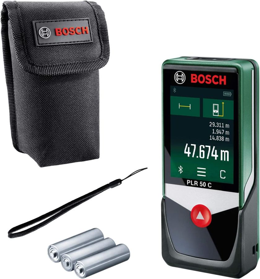 Bosch Digital Laser Measure, PLR-50-C, 50 Mtrs