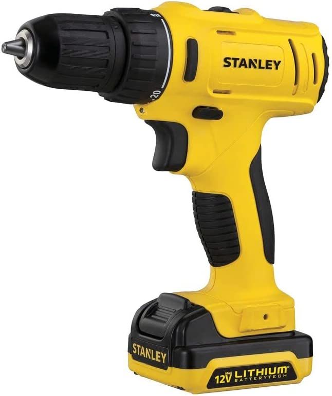 Stanley Cordless Compact Drill, SCD12S2-B5, 10.8V, 1.5 Ah