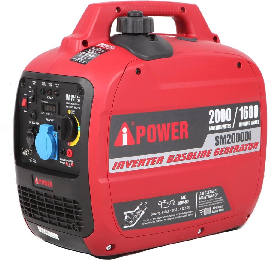 Ai Power 2000W with Free Service Kit SM2000Di Sand Proof Gasoline Silent Invertor Generator for Camping with 2 Years Warranty