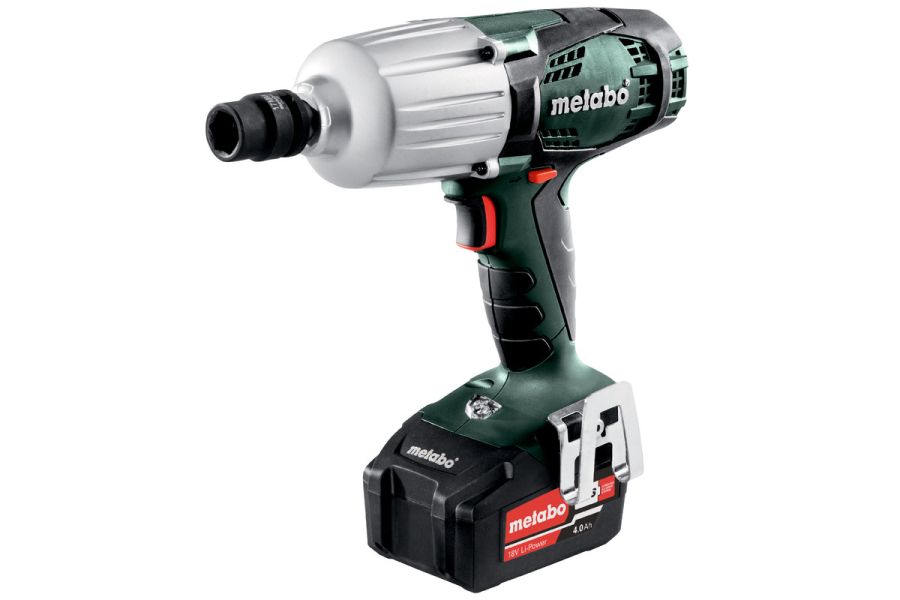 Metabo Cordless Impact Wrench With Carry Case, SSW-18-LTX-600, 18V, 2 x 5.2Ah Battery