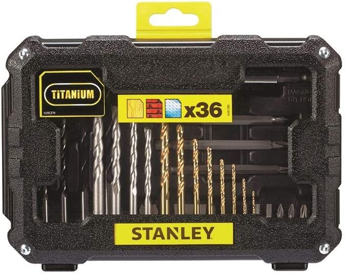 Stanley 22 Pcs 50mm Impact Torsion Bit Set, Black, STA88558-XJ