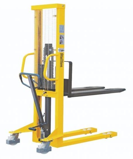 Stallion Manual Stacker, Loading Capacity 1500 KG, Lifting Height 1.6 Meters with 1 Year Warranty