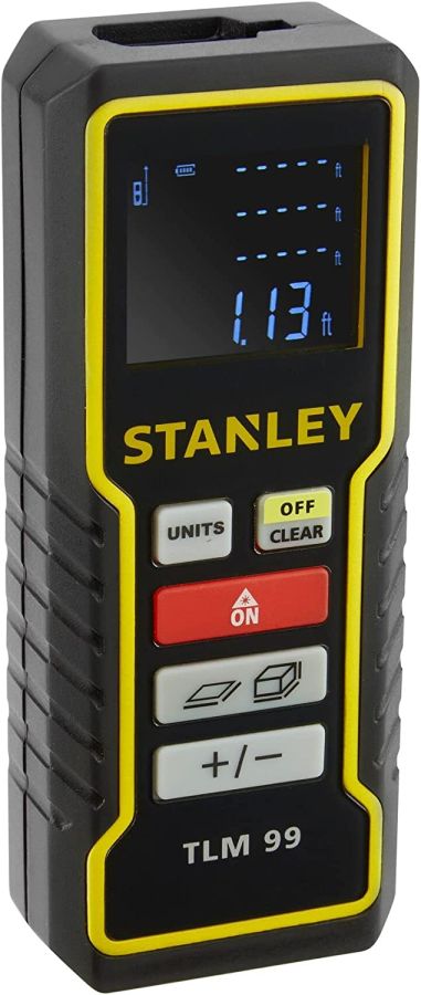 Stanley Laser Distance Measure, STHT1-77138, TLM99, 30 Mtrs