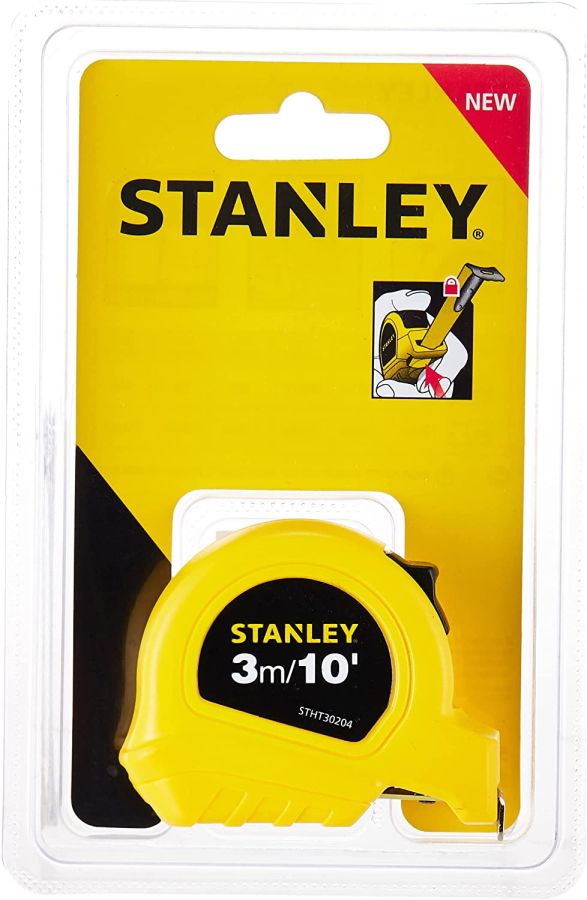 Stanley Measuring Tape, STHT30204-8, 3 Mtrs