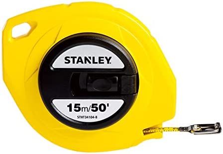 Stanley Steel Blade Measure Tape, STHT34104-8, 15 Mtrs