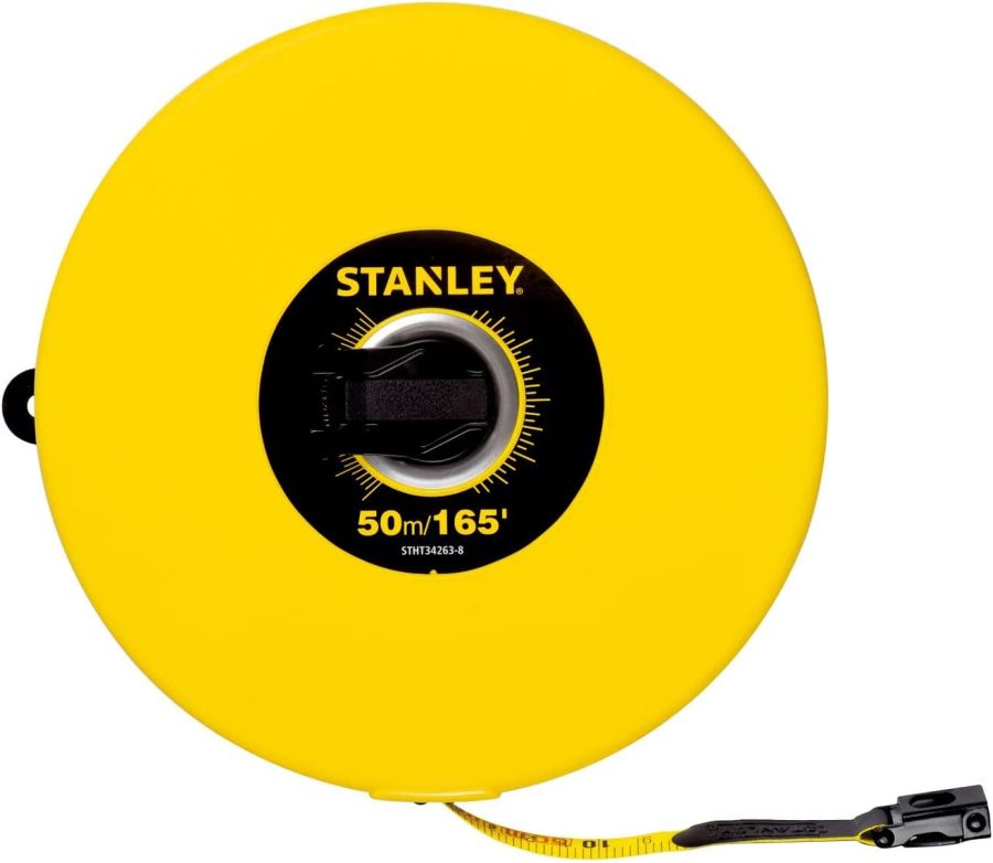 Stanley Fiberglass Measuring Tape, STHT34263-8, 50 Mtrs