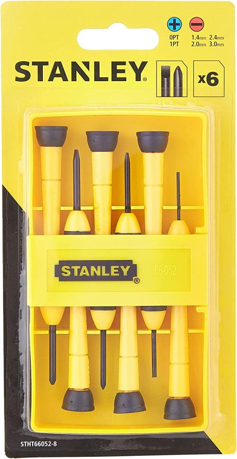 Stanley Screwdriver Set, STHT66052-8, 6 Pcs/Set