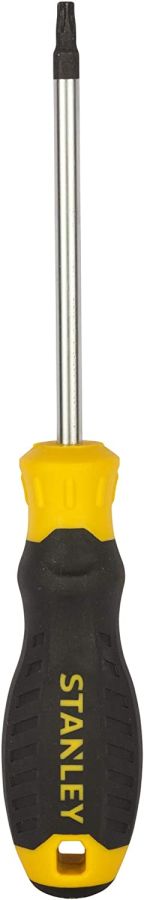 Stanley Screwdriver, STMT60848-8, Cushion Grip, T25 x 100MM, Black and Yellow