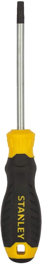 Stanley Screwdriver, STMT60850-8, Cushion Grip, T30 x 100MM, Black and Yellow