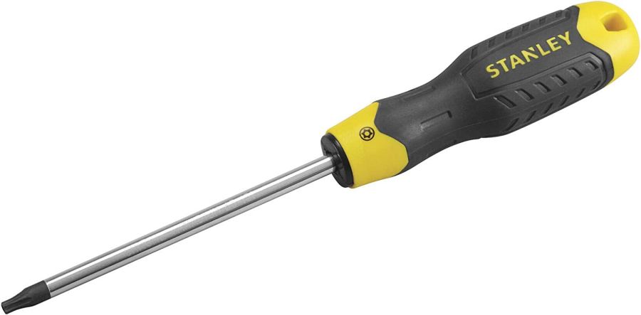 Stanley Screwdriver, STMT60851-8, Cushion Grip, T40 x 150MM, Black and Yellow