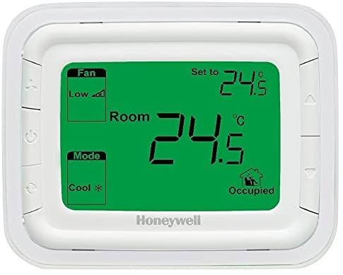 Honeywell Thermostat, T6861H2WG, 230V, Green Backlight
