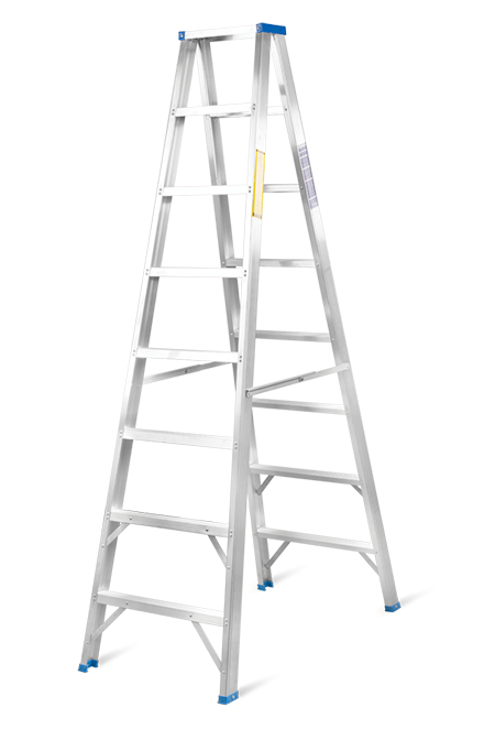 KT Plus 4 Steps Two Way Ladder KTTWAL4 with 110 KG Loading Capacity, Height 972mm and Width 440mm